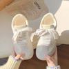 2025 spring new versatile chic board shoes shoes dopamine puffs girls platform white shoes German training shoes