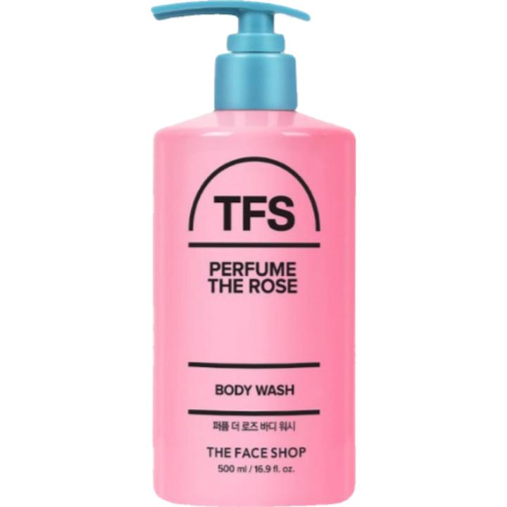 The Face Shop Perfume The Rose Body Wash 500 ml/ Body Cleanser, Moisturizing, Korean Cosmetics, Kbeauty