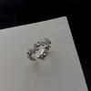 Fashion Personalized Super Fairy Mori Niche Design Butterfly Temperament Light Luxury Opening Ring INS Female Adjustable Casual Dainty Minimalist Ring