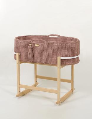 Culla di Mosè Boho Fatta a Mano con Culla - Malva