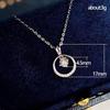 Simple Star Smart Zircon Pendant Necklace, Temperament Charm Women'S Collarbone Chain