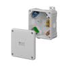 2K IP55 / IP65 Box 98x98x46 5x2.5-4mm2 with Terminals, Gray