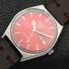 Seiko 5 AUTOMATIC JAPAN MENS 6309A VINTAGE RED COLOR DIAL WATCH A701246-5 R206a-a701246