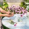 4/6/8 Inch Glass Cylinder Vase Hurricane Candle Holder Clear Tall Clear Vases for Wedding Centerpieces Glass Flower Vase