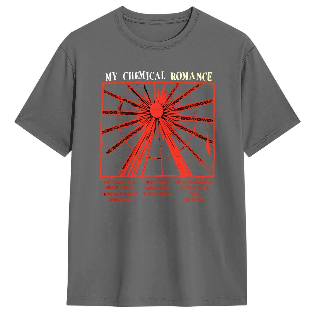 Mens My Chemical Romance MCR Bullets 20 Years T Shirt 100 Cotton Clothes Funny Short Sleeve O Neck Tees Plus Size TShirt