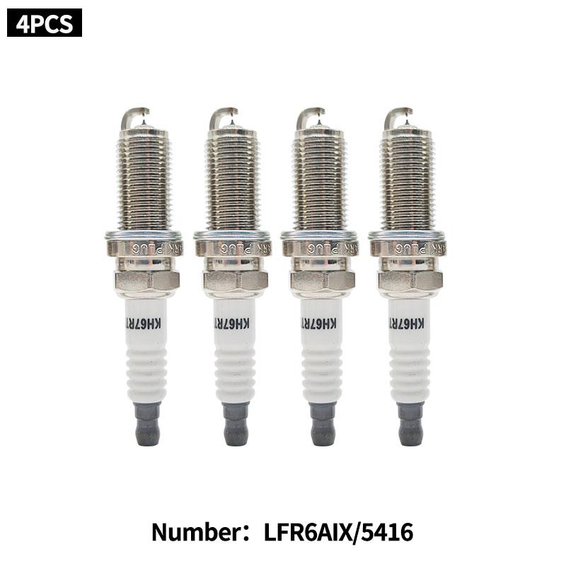 

LFR6AIX-11(5416) Dual Iridium Spark Plug For BYD F0/F3 1.0L F6S6M6 2.4L Mitsubishi Grandis 2.4L Zotye Z100/Z200/Z300 1.5L ,4X 5416 4PCS