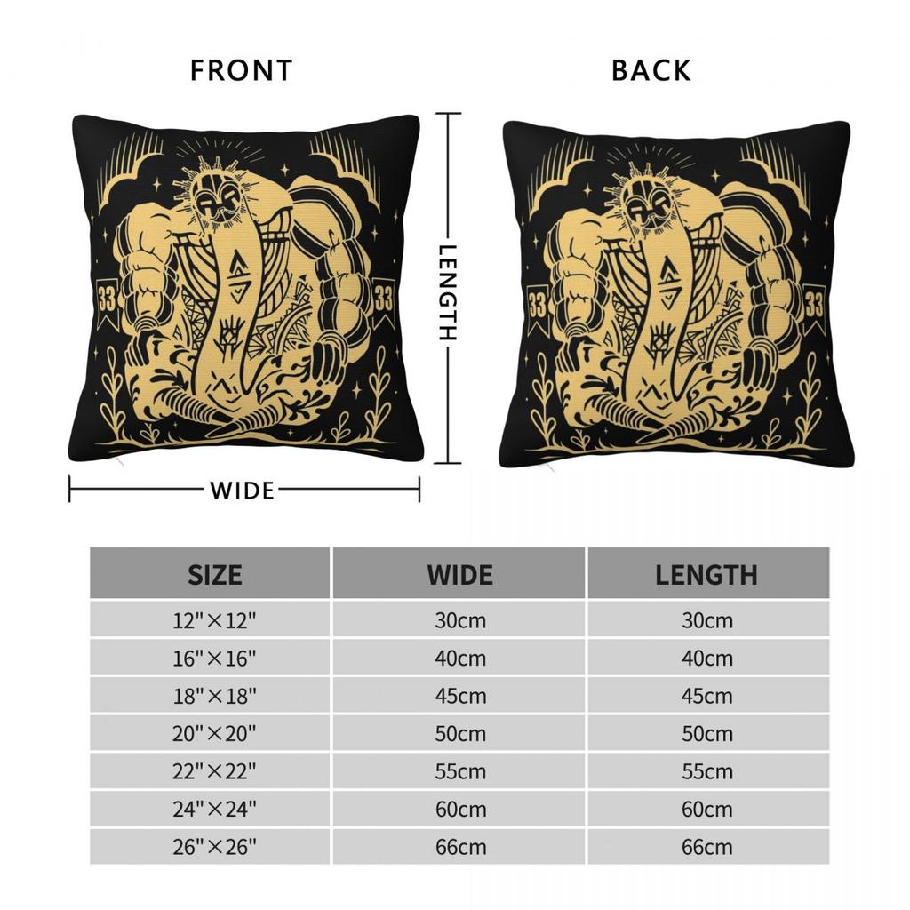Esquie Clair Obscur Expedition 33 Pillowcase Double-sided Printing Polyester Cushion Cover Decor Pillow Case Cover Home Zipper