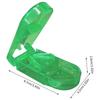 Portable Pill Cutter And Splitter With Dispenser Clear Vitamin And Medicine Crusher For Adults And Childrens Travel Home