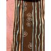 Used Dark Green, Brown, Pink Retro Japanese Pattern Skirt 165