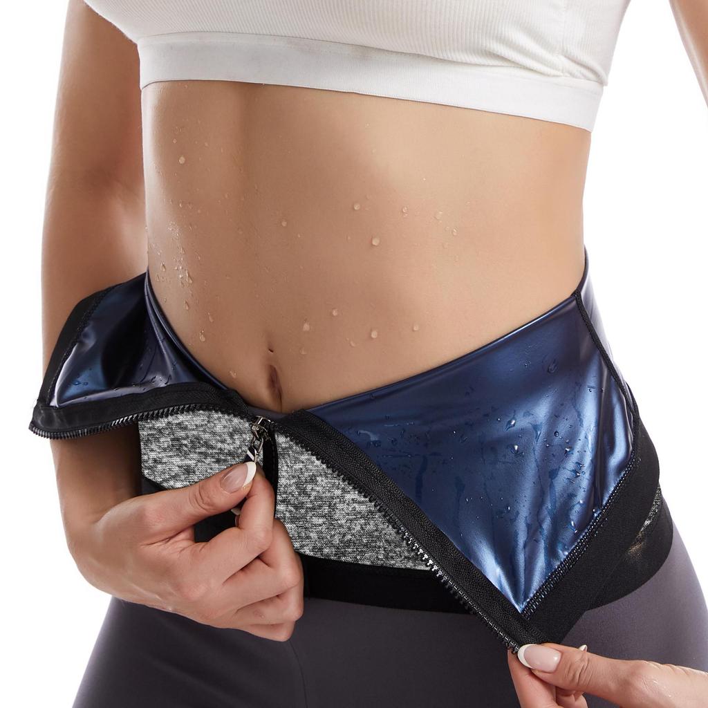 Women's Sweat-Inducing Postpartum Waist Trainer & Slimming Body Shaper with Sauna Back Support