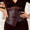 Cloth Wide Cummerbunds Button Western Cowboy Belt Gothic Wide Belt  Dress