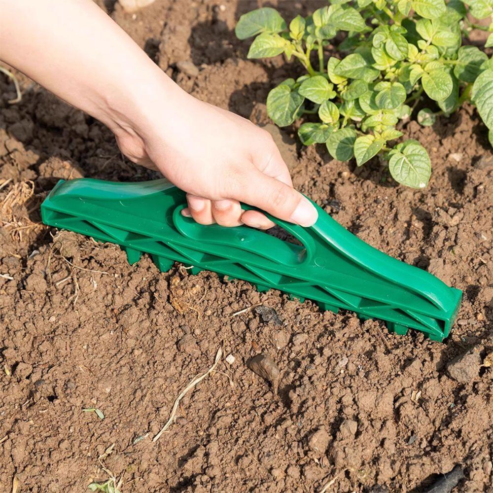 Portable Lightweight Gardening Dibbler Reusable Seed Planter Spacer Seed Spreader  Garden Planting