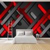 3D Wandmalerei Wandpapier Europäische kreative Geometrie Raute Spleiß Wandbilder Tapeten Wohnzimmer Schlafzimmer Dekor Kunst Papel De Parede 3D