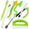 NUOLUX Cleaning Mini Crevice Brush for Bathroom Easy for Air Washing Screen and Toilets Brush, Handheld, 8-Piece Set, Cleaning, Cleaning,