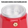 Double Tube Aluminum Mocha Pot for Sharing Coffee with a Friend Food Grade 2 Cup Stovetop Espresso Maker Coffee Kettle