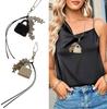 Handbag Pendant Necklace For Women Stylish Layering Jewelry Lightweight Design Neckchain Unique Everyday Accessory
