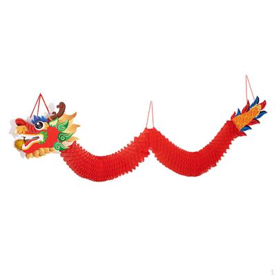 Čínský rok Dragon Garland řemeslný přívěsek pro vchod a vitrínu