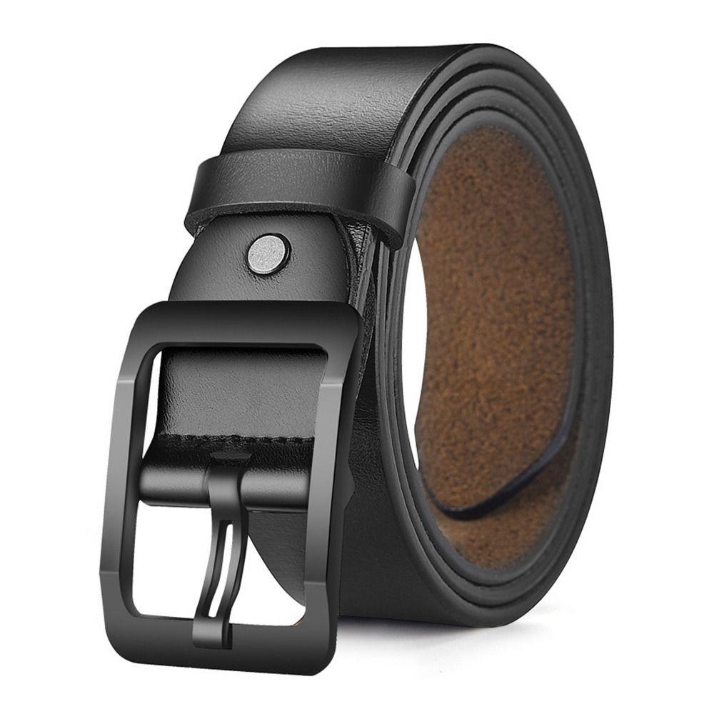 Casual Leather Belt Luxury Design Trouser Dress Belts Man Waist Strap