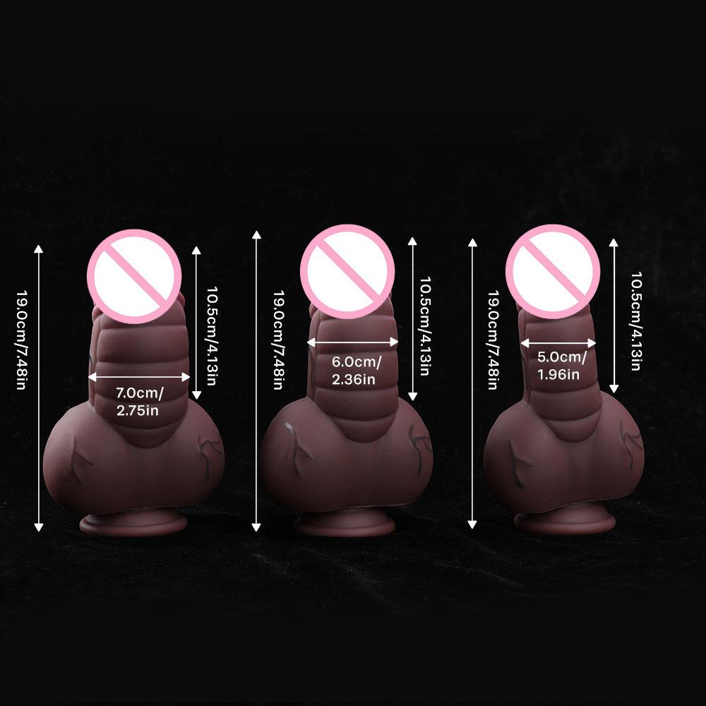 Extra Large Silicone Soft Anal Expansion Device With Irregular Shape Penis