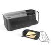 Butter Dish With Knife and Lid Plastic Butter Storage Box Cheese Storage Keeper for Refrigerator Dishwasher Safe