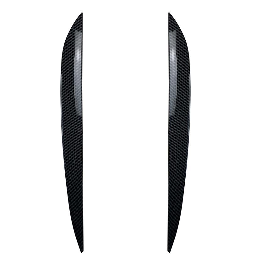 For Volkswagen VW Touareg 2010-2018 Car Front Headlight Eyelid Trim Cover ABS Plastic