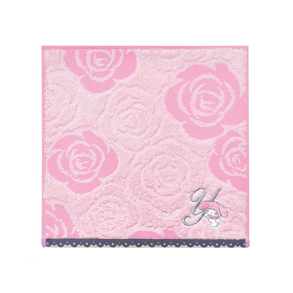 Marushin Sanrio Handkerchief with My Rose My Melody Perfect Gift for or any Product 3005058700 Initials, Melody, 100% Cotton, Y, Birthdays, Mother's