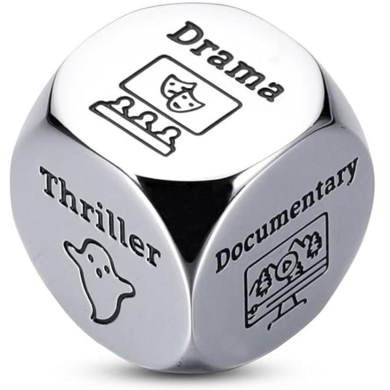 1ks Kostka pro rozhodování o jídle s sebou Kreativní kostka na večeři z nerezové oceli Rozhodovač o jídle Valentýnské dárky pro ženy muže