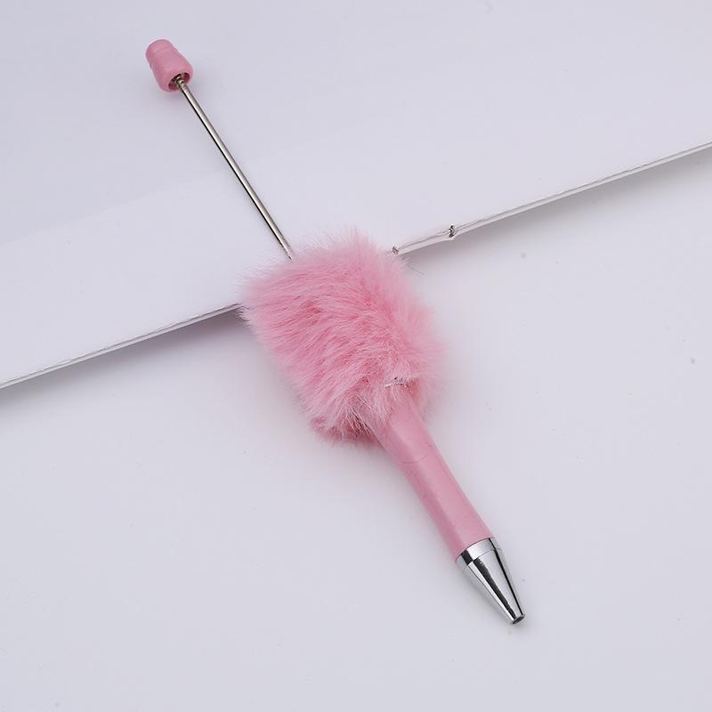10Pcs Newest Colour Creative  Plush Ballpoint Pen Ballpoint Pen  DIY Ballpoint Pen Gift for Student Office Supplies
