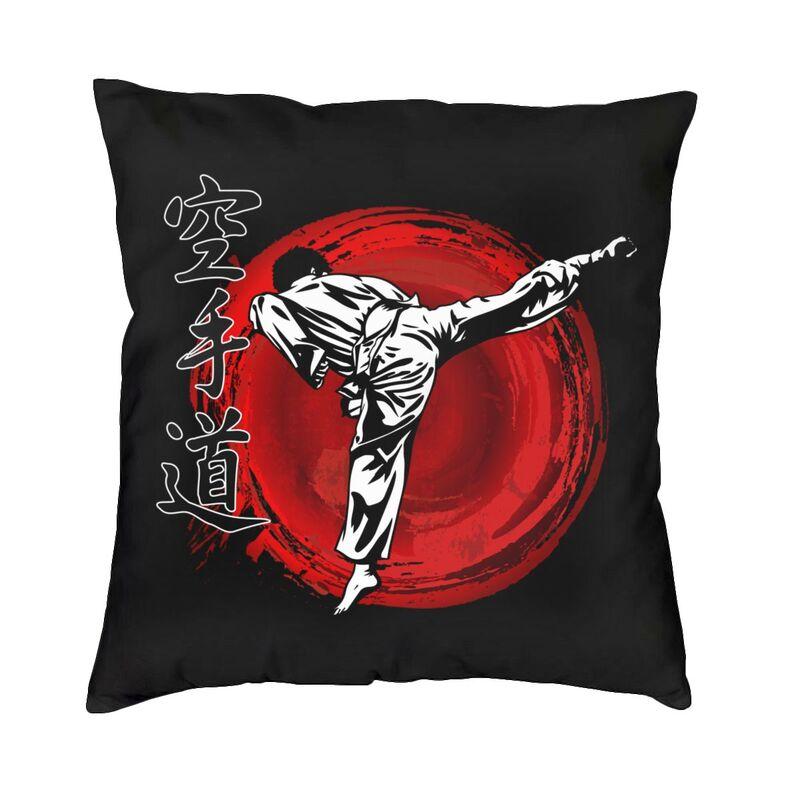 Fashion Kyokushin Karate Kanji And Symbol Throw Pillow Case Home Decor Custom Square Cushion Cover 45x45 Pillowcover Living Room