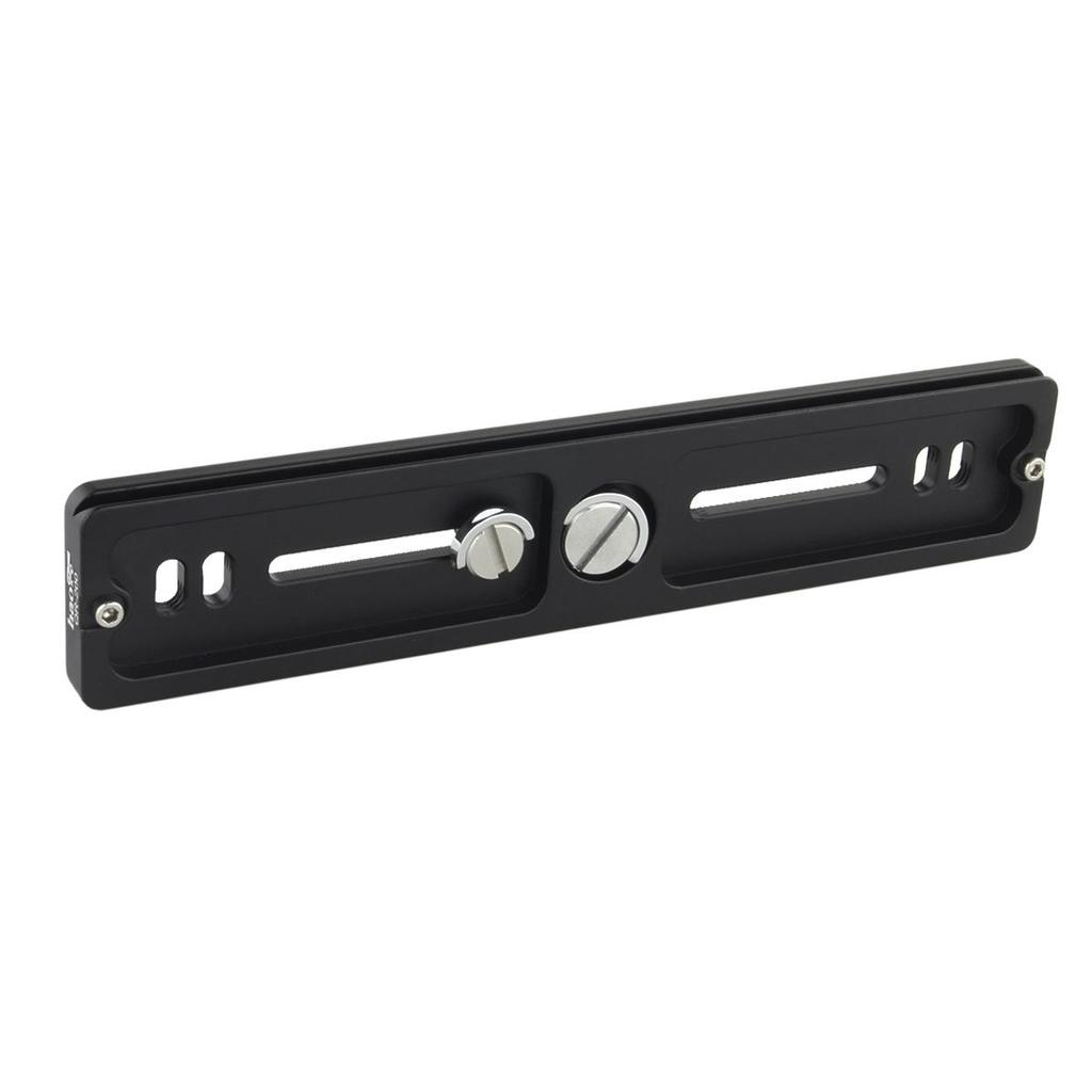 Haoge 200 mm QR Quick Release Plate Dual Dovetail and Screw Fits Arca Swiss Standard Tripod Ball Head D-Ring -