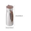 1.0 L Stainless Steel Pitcher for Refreshing Drinks, 8.5x23cm
