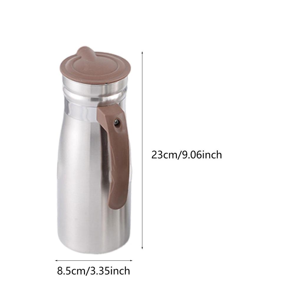 1.0 L Stainless Steel Pitcher for Refreshing Drinks, 8.5x23cm