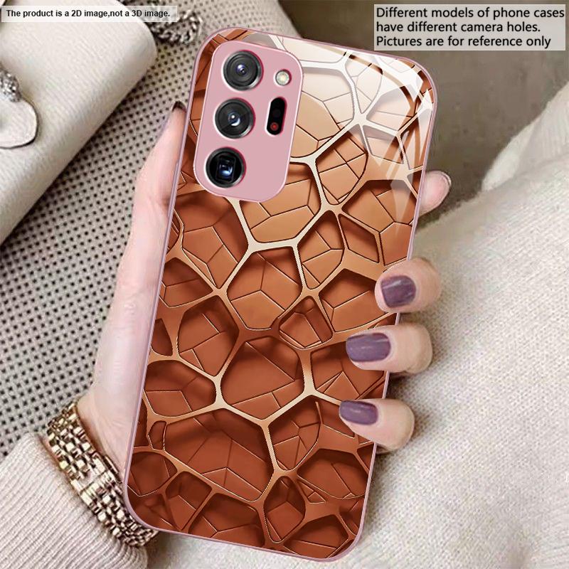 Hexagonal Honeycomb Core For Samsung A01 A02 03 Core 04 05 06 10 12 13 14 5G 15 16 M02 12 Note 8 9 10 20 Glass Ultra Phone Case