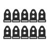 Pack of 10 Outdoor Camping Tent Ground Fixed Clip Nails Poles Rod Feet Clamp Camping Accessory Tent Stability Enhancer