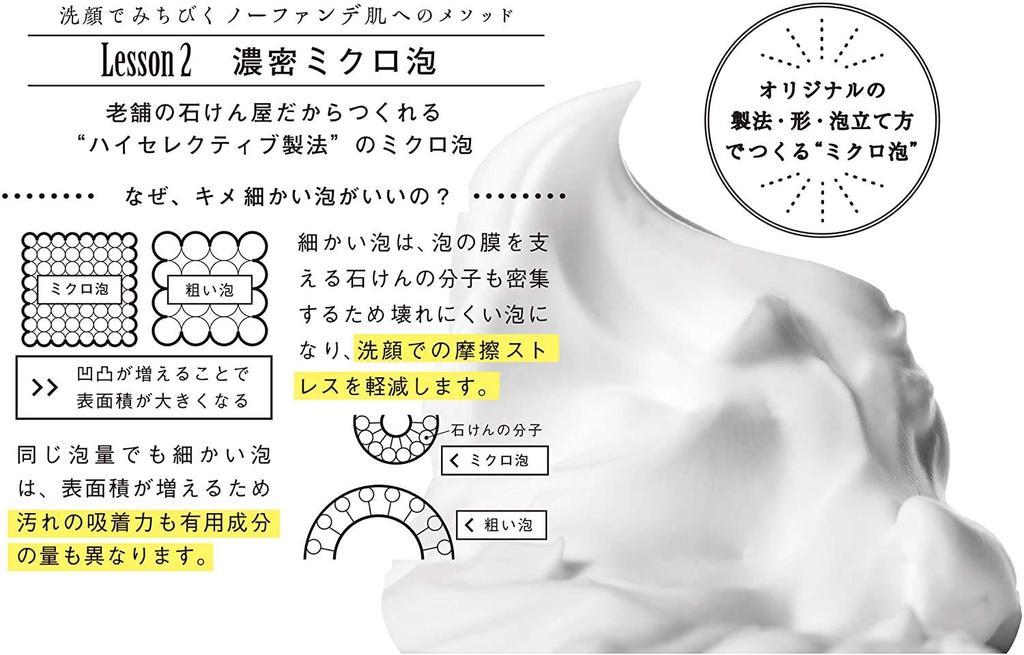 Pelican Soap No Foundation Soap Natural Dense Micro Foam Face Say Goodbye to 80g Wash, Foundation,