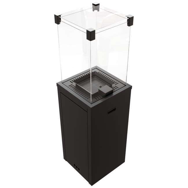 GAS HEATER PATIO SLIM BLACK 8,2 KW KIT