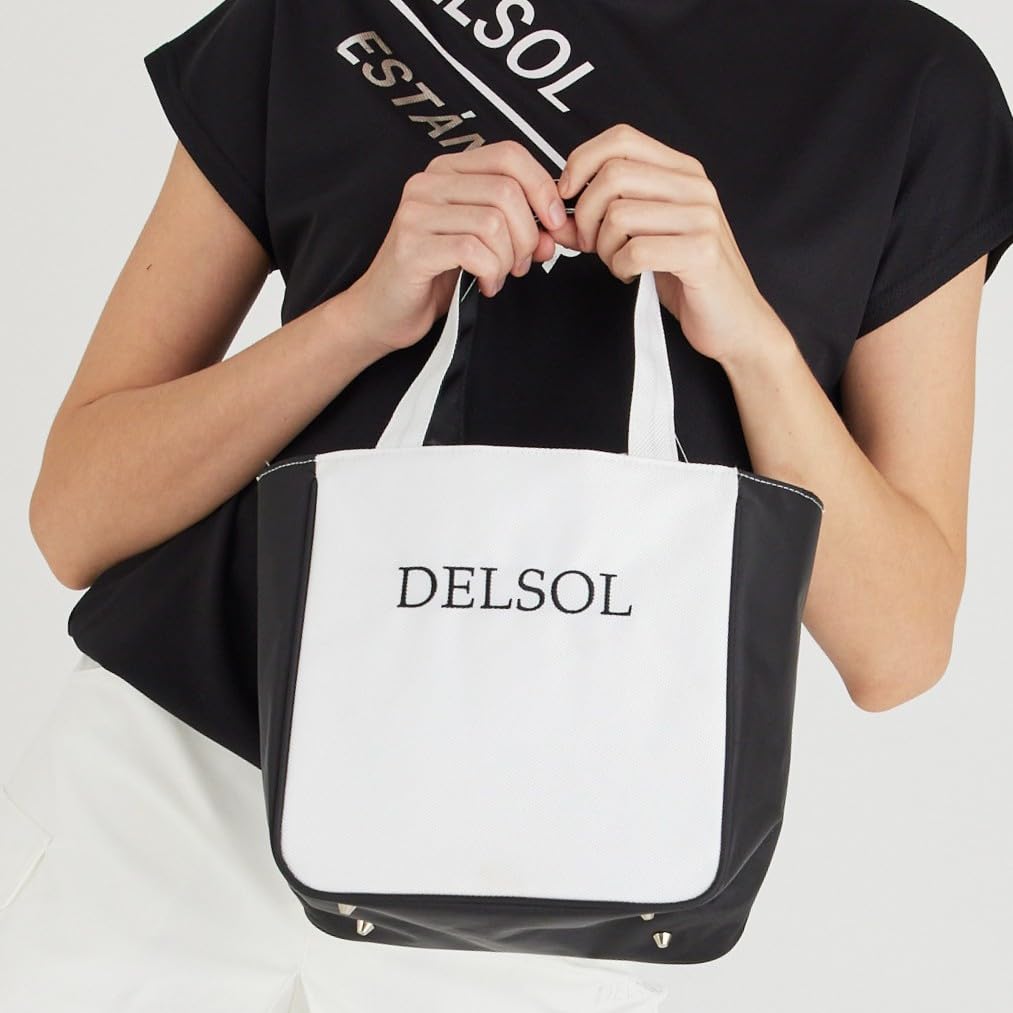7873 Bicolor Cart Bag WHT Cart Back Round Back 2025 Spring Summer Fall Winter White Golf Golf Wear Sports Bicolor Mini Tote [Delsol] Women's Men's
