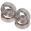 4Pcs Front Wheel Bearing RC Car Accessory Metal Model Fit for WPL D12 Remote Control Truck