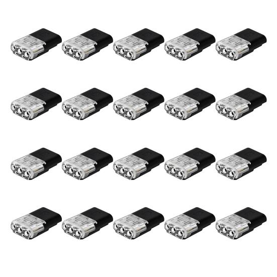 10/20/30/50Pcs Wire Plug-in Connector with Locking Buckle Low Voltage Wire Quick Connector Quick-Clip Fasteners Multi-Purpose Snap-On Blocks