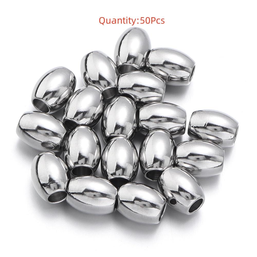 High Quality Stainless Steel Beads Square Round Wheel Shaped Loose Spaced Beads For DIY Charms Bracelet Jewelry Accessories