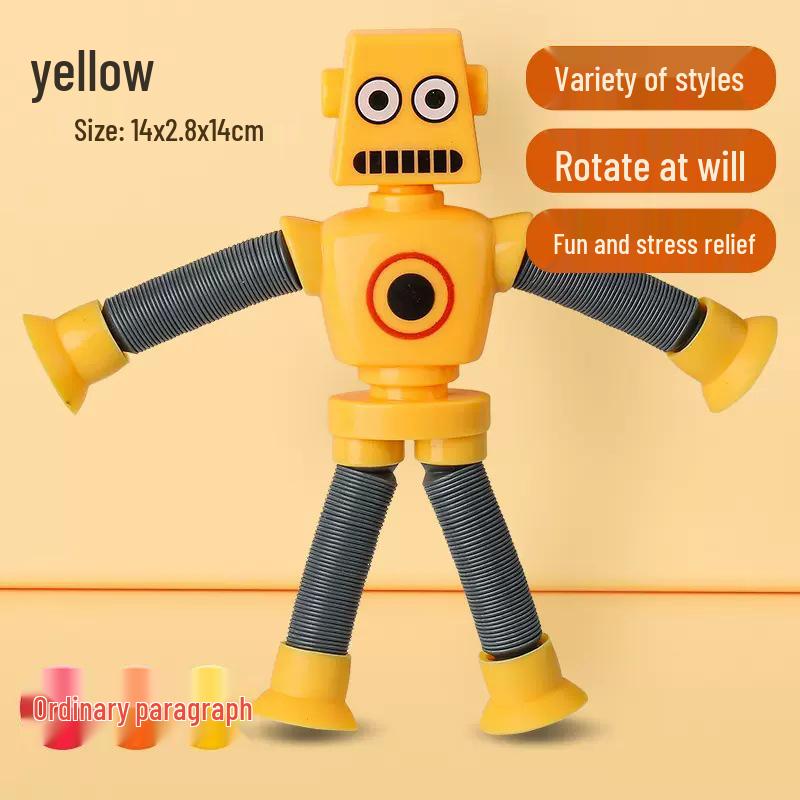 Telescopic Luminous Giraffe Robot Toy – Creative Educational Cartoon for Kids