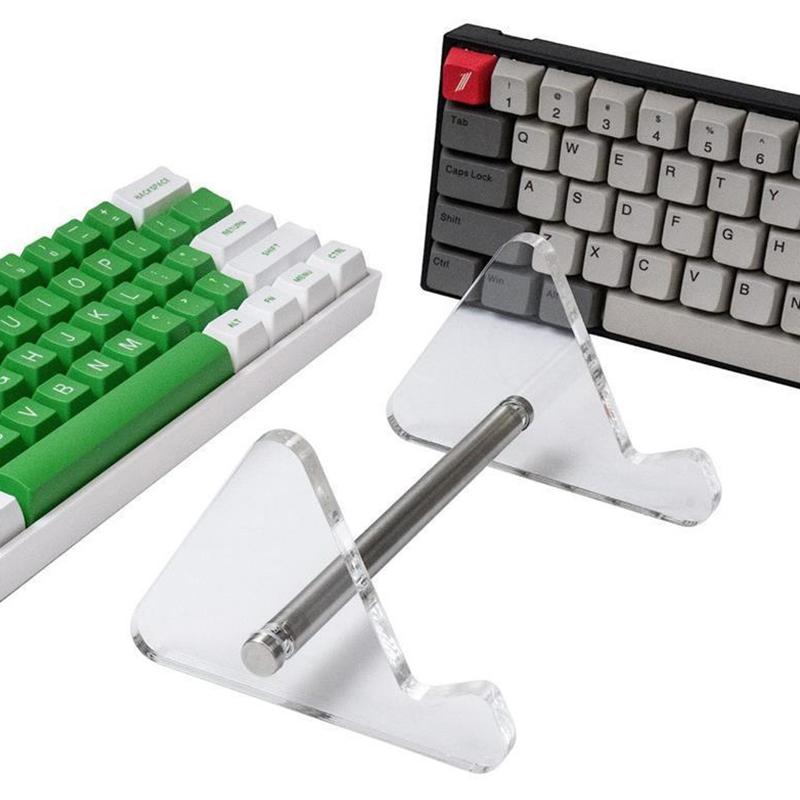 Keyboard Display Stand Transparent Acrylic Keyboard Holder Compute Mechanical Keyboard Storage Stand For Room Exhibition Halls