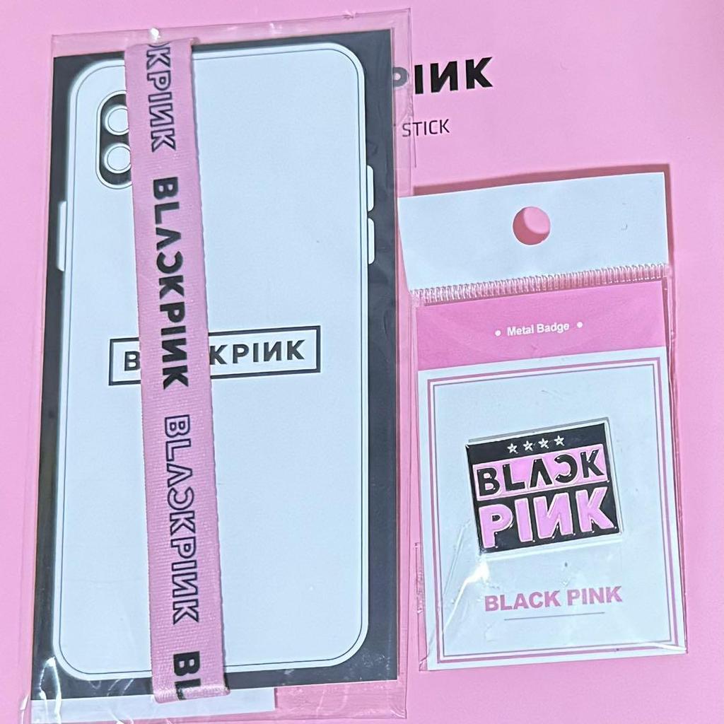 [USED] BLACKPINK 5-piece penlight set, penlight cover, fan club exclusive pouch pin, etc.