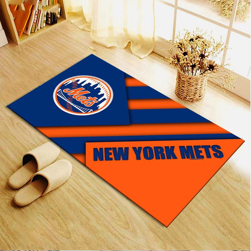 New York Mets Carpet Rug for Living Room Bedroom Home Sofa Decoration,Kids Play Non-slip Floor Mat