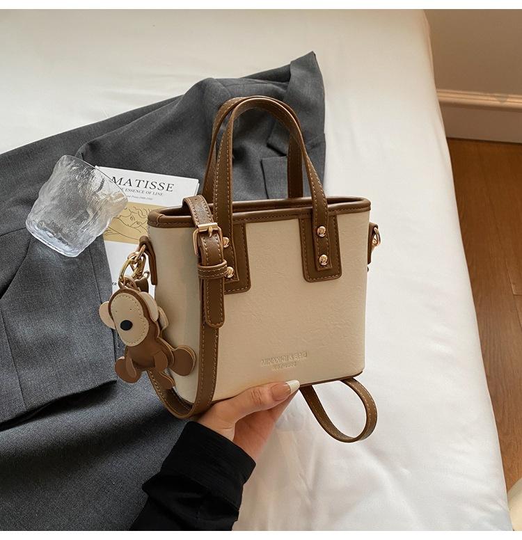 

Bucket bag women s autumn and winter versatile fashion high-end single shoulder messenger bag popular handbag no pendant
