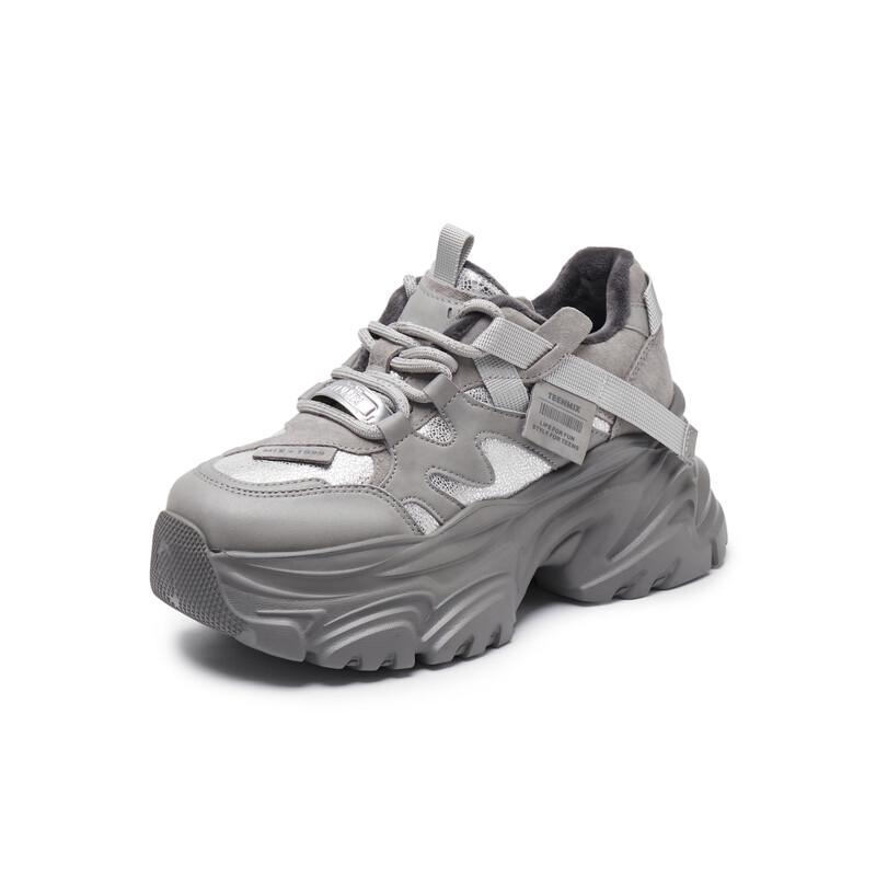 TEENMIX Women s Platform Dad Sneakers 35