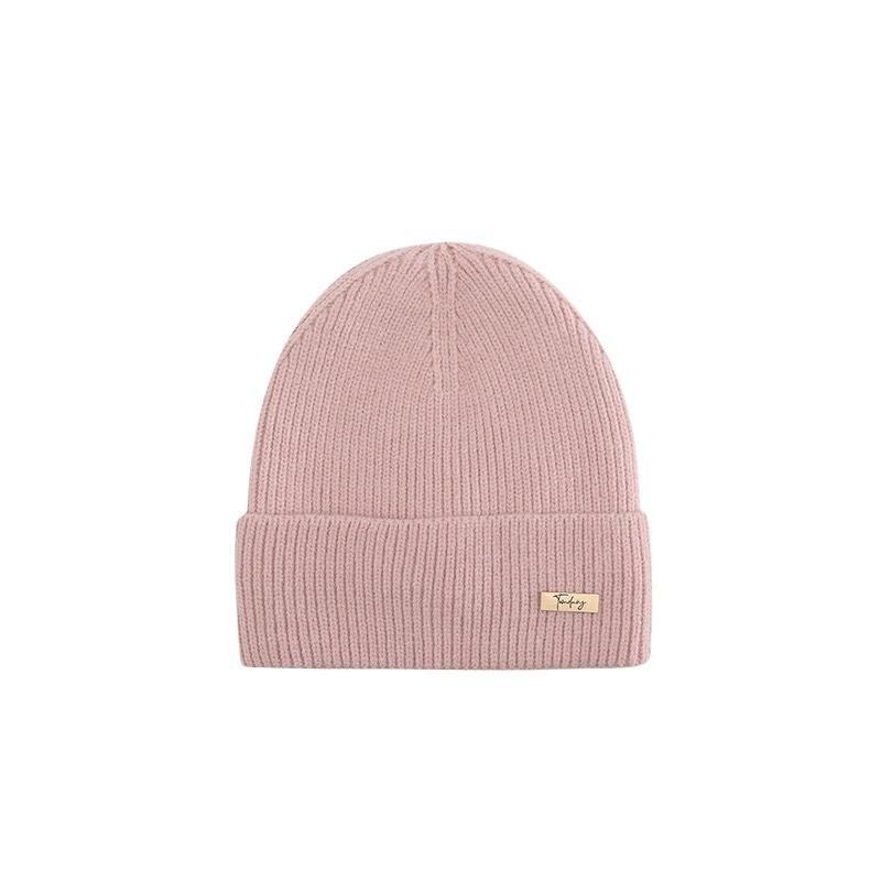 Knitted Hat for Women In Autumn and Winter Warm Plus Velvet Thick Korean Style Wool Hat Fashionable Ear Protection Hat Casual Travel Cold Hat