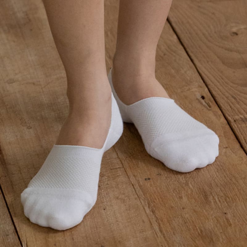 

STUDIO SOCKSTOP [6PACK] Women s Seamless Cushion Fake Socks 4 COLORS black