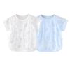 Unisex Newborn Summer Thin Short Sleeve Bodysuit Set