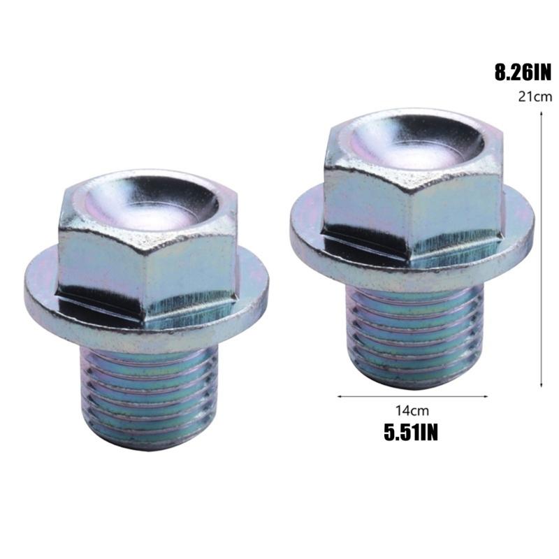 Vehicle Aluminum Alloy Oil Drain Plug Assembly 21.3mm Bolt Width 14mm Washer ID Compatible Select Car Models 90009R70A00